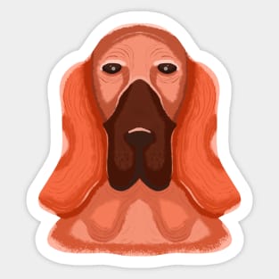 Bloodhound dog Sticker